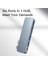 C Yesıdo HB10 Çift Type-C Hub Splitter 6 In-1 Usb3.0 Tf/memord Kart Okuyucu Pd Adaptör Dizüstü Bilgisayar Yerleştirme Istasyonu (Yurt Dışından) 4