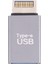 C Taşınabilir USB Dişi-E Erkek Alüminyum Alaşım Adaptör Dönüştürücü (Yurt Dışından) 2