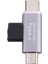 C Type-C Kadın Tip-C Erkek + Mikro USB Erkek 2-1 Arada Cep Telefonu Şarj Adaptörü (Yurt Dışından) 5