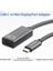 C Örgülü USB C'den Mini Displayport Adaptör Kablosu 4K 60Hz Usb-C Erkek-Mini Dp Dişi Dönüştürücü Veri Aktarım Kablosu (Yurt Dışından) 4