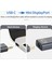 C Örgülü USB C'den Mini Displayport Adaptör Kablosu 4K 60Hz Usb-C Erkek-Mini Dp Dişi Dönüştürücü Veri Aktarım Kablosu (Yurt Dışından) 5