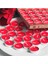 100 Adet Kırmızı Kalp Tealight Mum Dekoratif 100 Lü 1