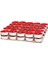 50 Adet Kırmızı Tea Light Mum 20-50 mm 1