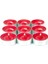 Kırmızı Tealight Mum 4 Saat Yanma Garantili 13 gr 50' Li 1