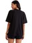 Kadın Siyah Tişört Oversize 3