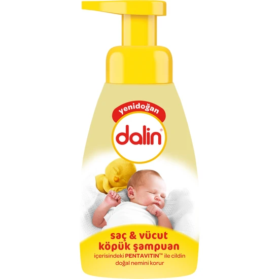 Dalin Yenidoğan Saç & Vücut Köpük Şampuan 200 ml