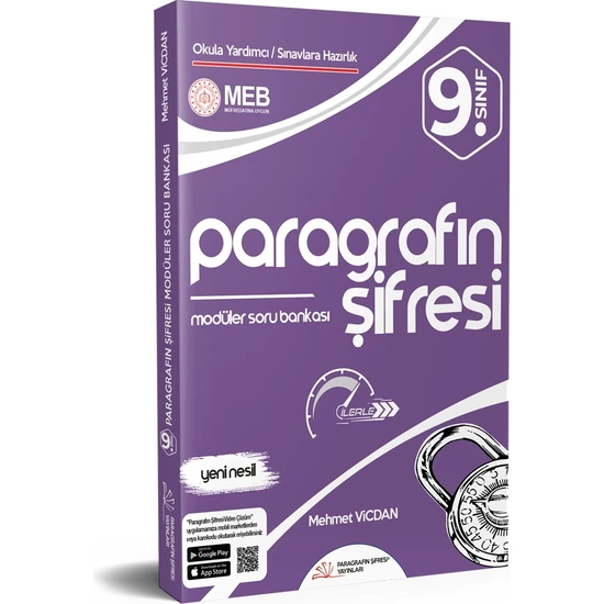 Paragrafın Şifresi Yayınları 9.Sınıf 2024 Nesil Paragraf Modüler Soru Bankası