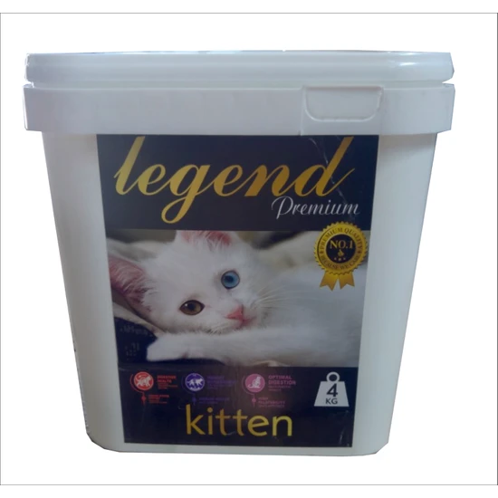 Legend Gold Kitten 4kg Düşük Tahıllı Tavuklu ve Balıklı Yavru Kedi Maması 4 kg (Gdo Içermez) Yavru Kedi Maması