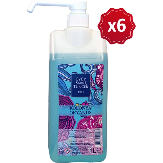 Eyüp Sabri Tuncer Eyüp Sabri Tuncer Okyanus Kolonyası Sprey Başlıklı 1 lt x 6