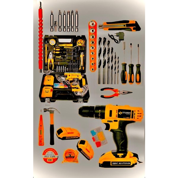 Sturdy Japon Technology 56V8AH P-X-J Seri Metal Şanzuman Şarjlı