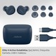 Jabra Elite 4 Active Kulak İçi Bluetooth Kulaklık - Güvenli Aktif Oturma Özelliği, 4 Dahili Mikrofon, Aktif Gürültü Engelleme ve Ayarlanabilir HearThrough - Lacivert