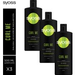 Syoss Curl Me Belirginleştirici Şampuan 500 Ml X 3 Kıvırcık Saçlar İçin Vegan Formül