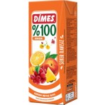 Dimes %100 Karışık Meyve Suyu 27 x 200 ml Şeker İlavesiz Doğal Aroma ile Taze Lezzet