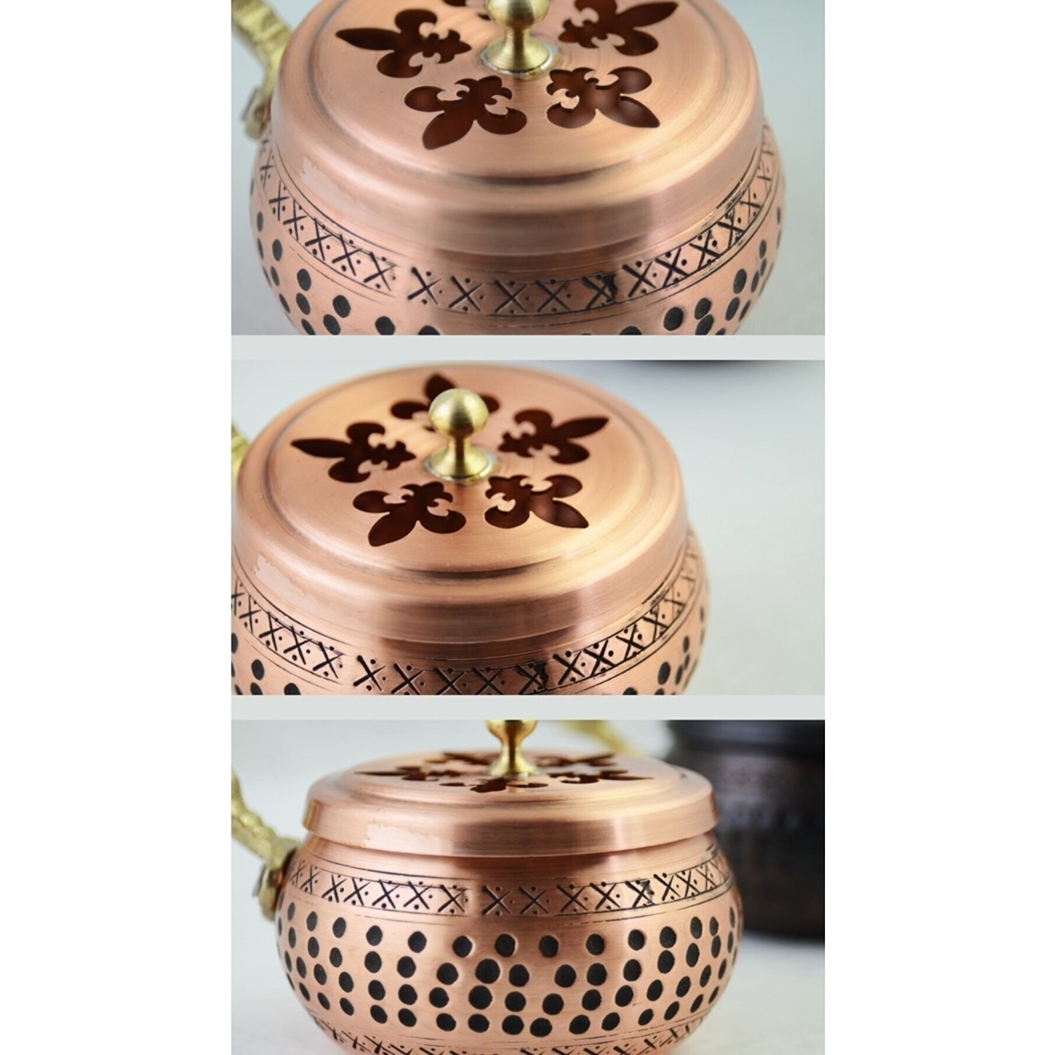 Gaziantep Bakır BuhardanlıkTütsülük El Işlemeli Ahşap Fiyatı