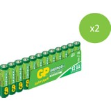 Gp 24'lü Greencell Aa Boy Kalem Çinko Karbon Pil (GP15G-VS12)