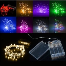 Pazariz 10 mt 100 Ledli Eklenebilir Ip LED Yılbaşı Süsü (Iç Mekan)