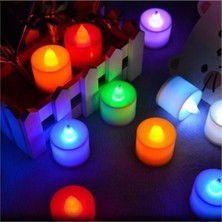 Pazariz Mini LED Mum - Mor 1 Adet