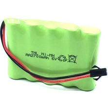 Bataryapil 6V 2700MAH Oyuncak Araba Bataryası Siyah Soketli+Usb Şarj Cihazı