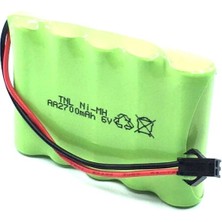 Bataryapil 6V 2700MAH Oyuncak Araba Bataryası Siyah Soketli+Usb Şarj Cihazı