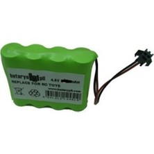 Bataryapil Rock Crawlers 4.8V 1100MAH Oyuncak Araba Bataryası Siyah Soket