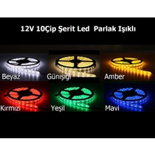 Cata Şerit LED 10 Çipli Mavi Iç Mekan 1 Metre