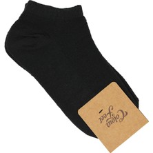 CF Colour Feet 10'lu Paket Siyah Pike Örgü Patik Çorap