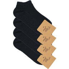 CF Colour Feet 4'lü Paket Lacivert Pike Örgü Patik Çorap