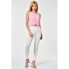 Cotton Candy Slim Fit Tayt  - Beyaz Beyaz - Xl