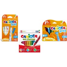 Carioca 12’li Pastel, 6’li Teddy Keçeli ve 6’li Jumbo Keçeli Boya Seti