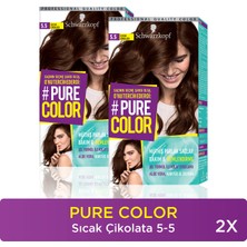 Pure Color Saç Boyası 5-5 Sicak Çikolata X 2 Adet