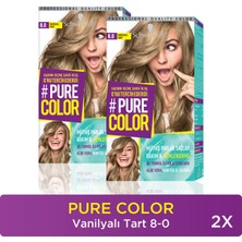 Pure Color Saç Boyası  8-0 Vanilyali Tart X 2 Adet