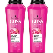 Gliss Supreme Length Şampuan 500 Ml X 2 Adet