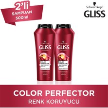 Gliss Color Perfector Renk Koruyucu Şampuan 500 Ml X 2 Adet
