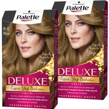 Palette Deluxe Saç Boyası 8-0 Bal Köpüğü X 2 Adet
