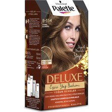 Palette Deluxe Saç Boyası Yoğun Renkler 8-554 Dore Kumral X 2 Adet