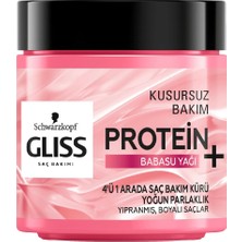 Gliss 4'Ü 1 Arada Saç Bakım Kürü - Yoğun Parlaklık 400 Ml X2 Adet