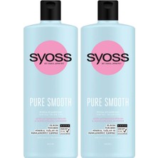 Syoss Pure Smooth Micellar Şampuan 500Ml X 2