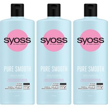 Syoss Pure Micellar Şampuan 500Ml X 3 Adet