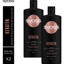 Syoss Keratin Mükemmelliği Şampuan 500 Ml X 2 Adet