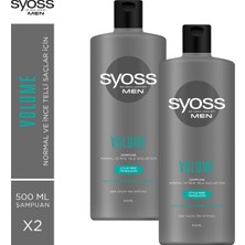 Syoss Men Volume Şampuan 500 Ml X2 Adet