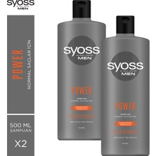 Syoss Men Power Şampuan 500 Ml X2 Adet