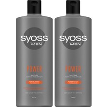 Syoss Men Power Şampuan 500 Ml X2 Adet