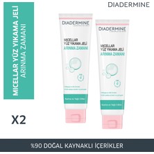 Diadermine Mıcellar Yüz Yıkama Jeli Arınma Zamanı 150 Ml X 2 Paket