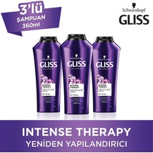 Gliss Intense Therapy Şampuan 360 Ml X 3 Adet