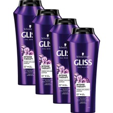 Gliss Intense Therapy Şampuan 500 Ml X 4 Adet