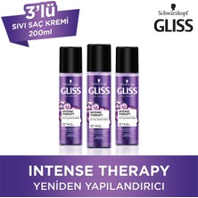 Gliss Intense Therapy Sıvı Saç Kremi 200 Ml X 3 Adet