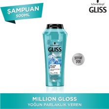 Gliss Million Gloss Şampuan 500 Ml X6 Adet