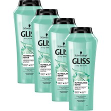 Gliss Nutribalance Şampuan 500 Ml X4 Adet