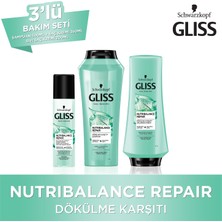 Gliss Gliss Nutri Balance 500 Ml + Saç Kremi 360 Ml + Sıvı Saç Kremi 200 Ml