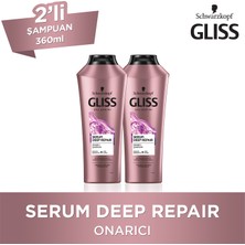 Gliss Serum Deep Repair Şampuan 360 Ml X 2 Adet